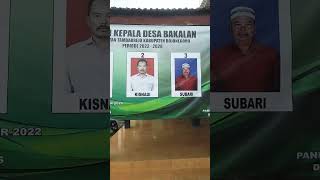 Pilkades serentak , desa bakalan #shorts