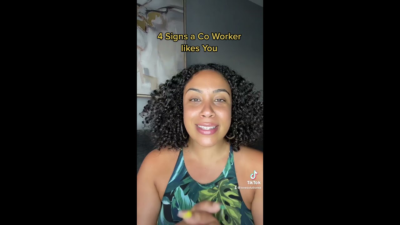 4 Signs A Coworker Is INTO YOU Shorts Dating Love