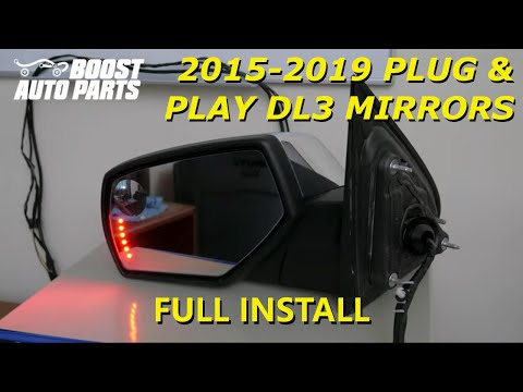 GM DL8 Small Mirror to DL3 Power Fold Plug And Play Wiring Upgrade (2014 - 2019 Silverado Sierra)