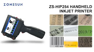 Date Coding Machine | Handheld Inkjet PrinterDate Serial Number Logo Multilingual Digital ZS-HIP254