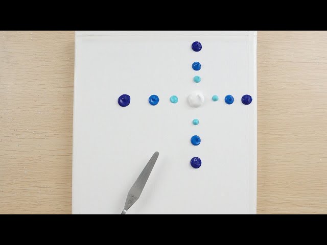 アクリル絵の具で【満月と蛍の風景】を描く方法 | アクリル画で描く