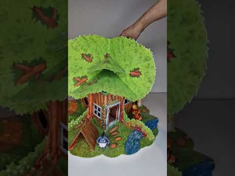 Walt Disney Pooh's Tree House Pop-Up Book - YouTube