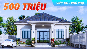 Ngắm Nhìn Mẫu Nhà Cấp 4 Mái Nhật Tân Cổ Điển 500 TRIỆU Cực Ấn Tượng Tại TP Việt Trì Tỉnh Phú Thọ
