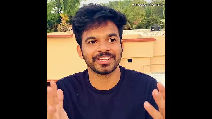 ആ dream come true moment ആണ് എന്റെ ജീവിതത്തിലെ #HridayamMoment..