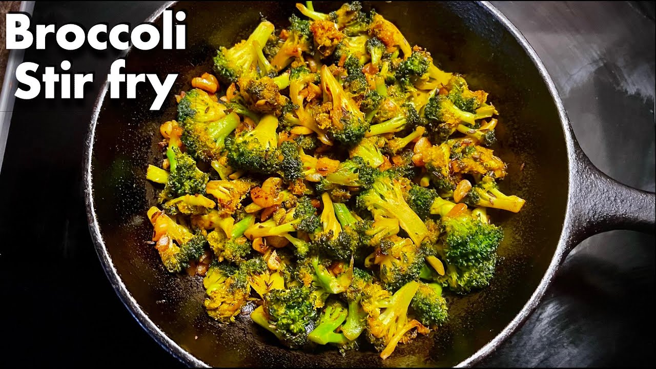 Broccoli Stir fry How to Prepare Broccoli Recipe Indian Curry