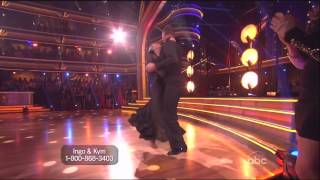 Kym Johnson \& Ingo Rademacher dancing Tango on DWTS 4-22-13