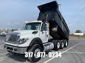 2017 International "7600" Tri-Axle Dump Truck (((SOLD)))