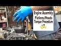 VW Beetle 1641ccAir Cooled Engine Assembly Rebuild! New Pistions - Head Installation - DIY Dual port