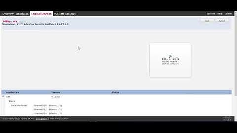 Cisco FTD 2100 FCM Logical Device