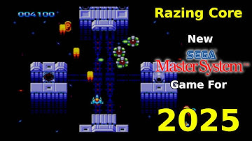 Razing Core. New Sega Master System Game For 2025.