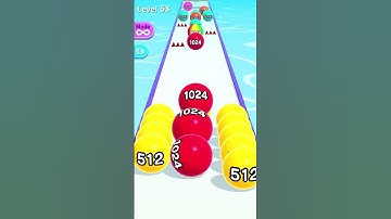 Ball Run 2048 Infinity: set a new record! Lvl 53