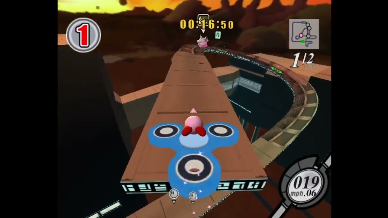 Kirby Air Ride Custom Vehicle - Fidget Spinner Star