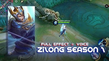 Script Old Zilong 2016 | Full Effect & Voice | Original Version | MLBB Season 1 