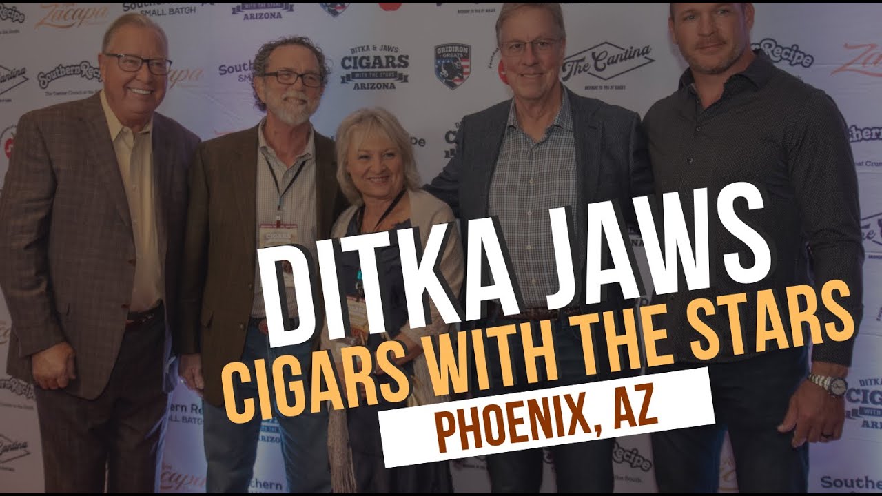 Ditka Jaws Cigars with the Stars 2023
