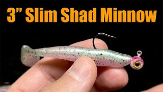 3' Slim Shad Minnow Fishing Bait - Great BFS Size by MoondogBaitCo 222 views 8 months ago 3 minutes, 16 seconds