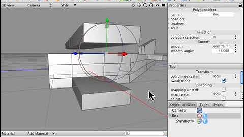 Cheetah 3D — Box Modeling with Symmetry