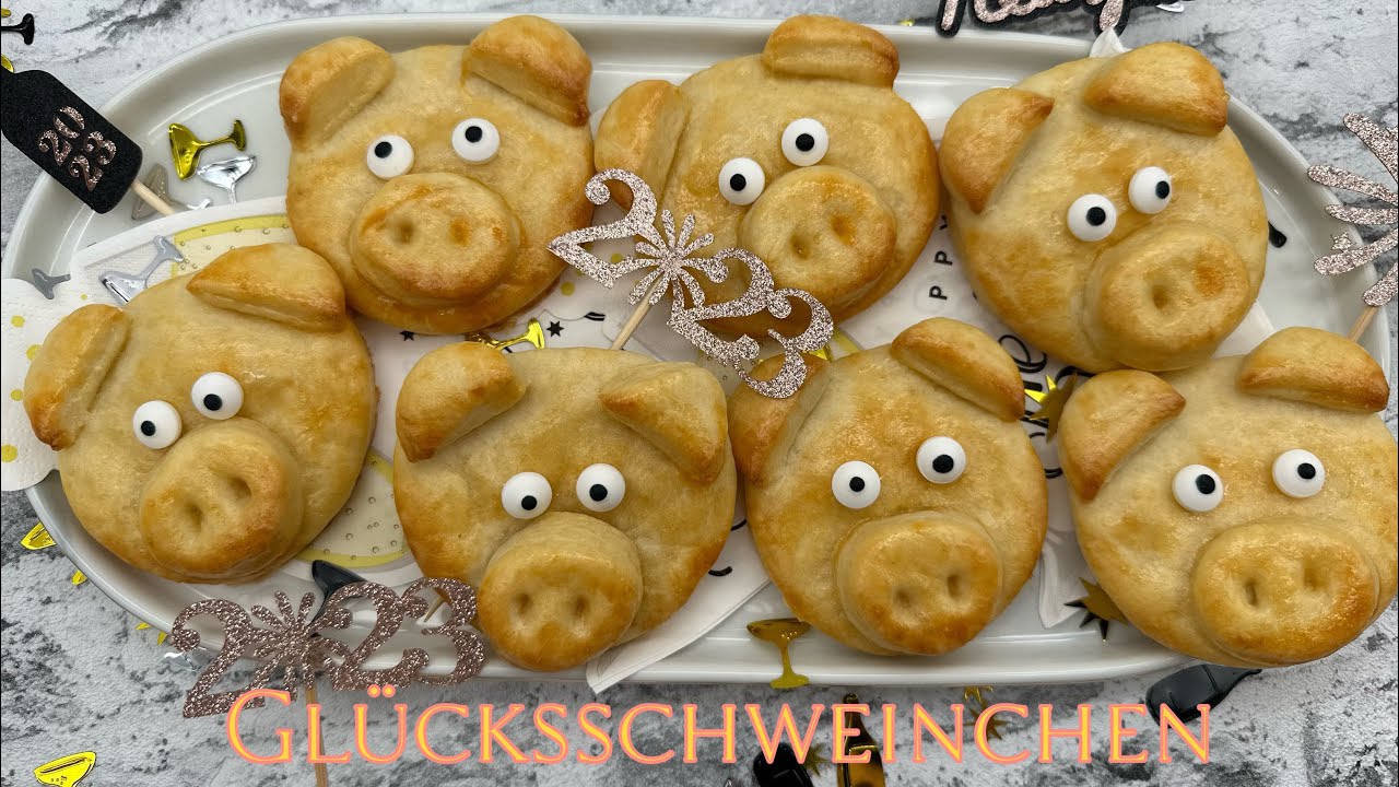 Glücksschweinchen backen | Silvester Klassiker & Neujahrsgebäck | Schnell & Einfach |