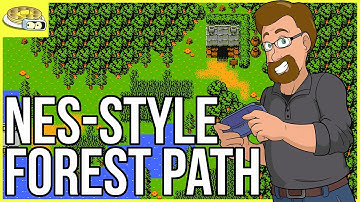 Right in the NOSTALGIA! - 8-Bit Forest Path Speed Development | RPG Maker MZ Map Creation