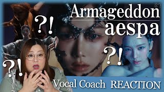 まじでイカつい！かっこよすぎでしょ！！ aespa 에스파 'Armageddon' MV【歌声分析】【リアクション】