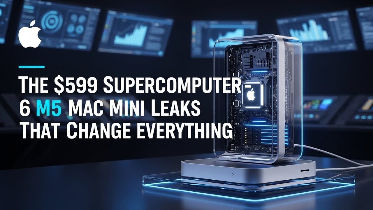 Суперкомпьютер за 599 долларов: 6 утечек информации о Mac Mini M5, которые изменят всё.