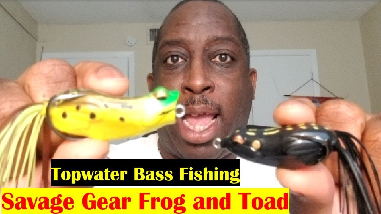 Bass Fishing Topwater Bass Fishing Savage Gear Frog YouTube