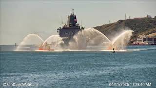 USS John P. Murtha (LPD 26) Returns to San Diego with Artemis II Orion Capsule