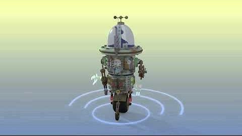 blender 3d Robot animation.wmv