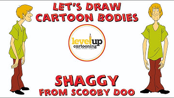 Lets Draw Cartoon Bodies-Shaggy | Scooby Doo