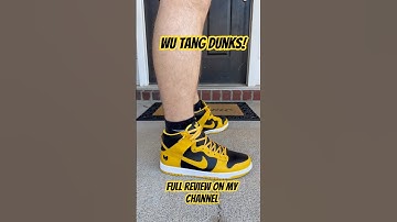 Wu Tang Dunks!   Full review on my channel. #dunk #dunks #wutang