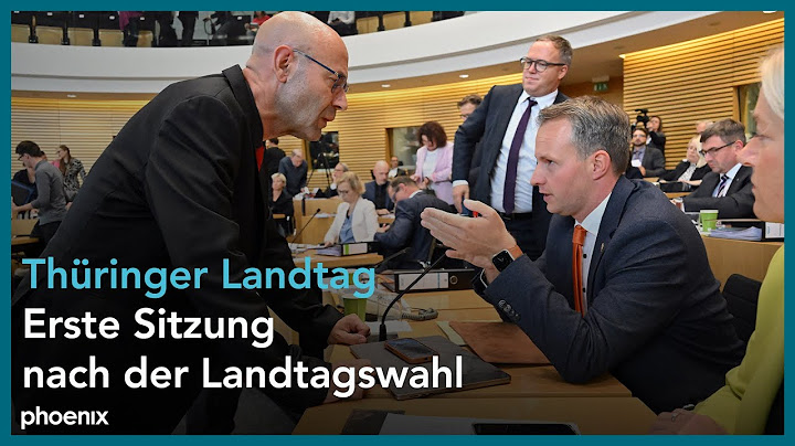 Sitzung des Thüringer Landtags am 26.09.2024