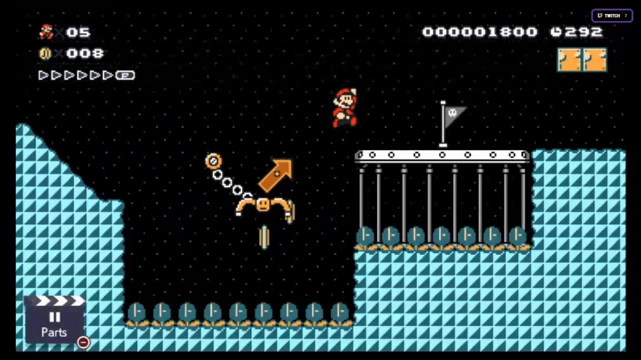 Super Mario Maker 2 IL WR - Swinging Claw Ropes Course 282 - YouTube