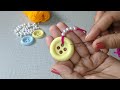 Hand Embroidery Flower design idea. Amazing &amp; Easy Hand Embroidery Button Flower design idea/Trick