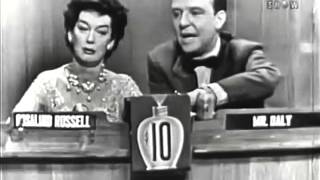 Rosalind Russell on &quot;What&#39;s My Line&quot; Jan 5th, 1955