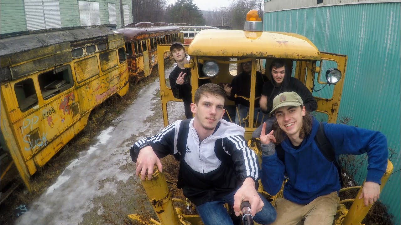 TROLLEY GRAVEYARD (no longer exists) YouTube