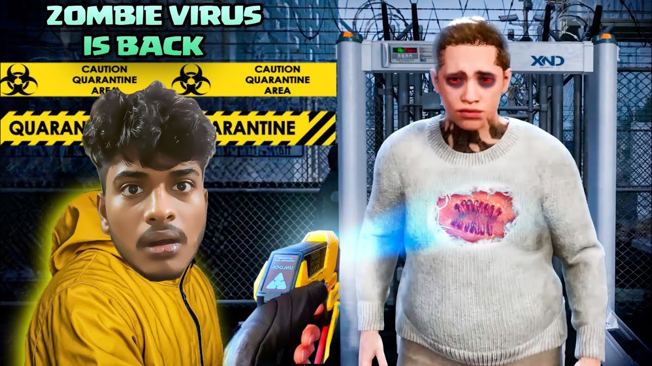 ⁣Can I Survive 99 Days in Zombie Quarantine Zone?!