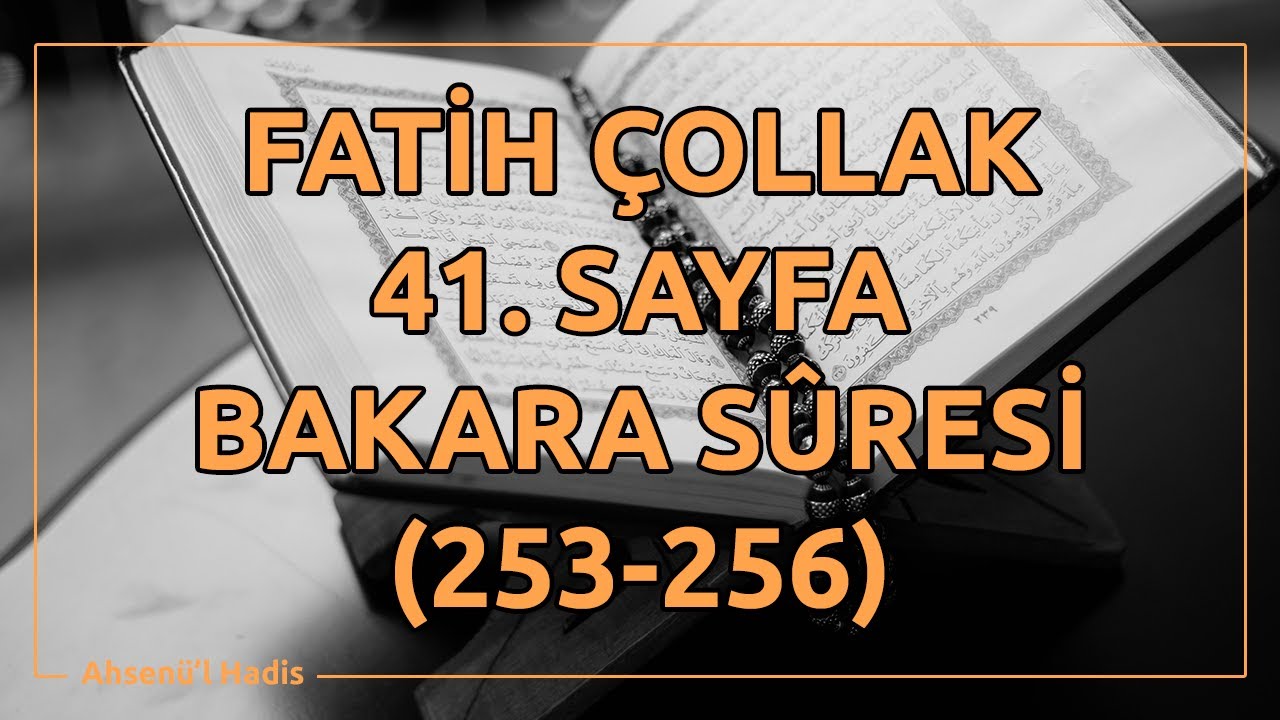 Fatih ollak   41Sayfa   Bakara Suresi 253 256