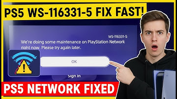 PS5 Network Errors FIXED! Solve WS-116449-5 & WS-116331-5 Fast Today