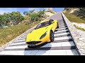 Cars vs stairs 2  beamng drive  crashboompunk