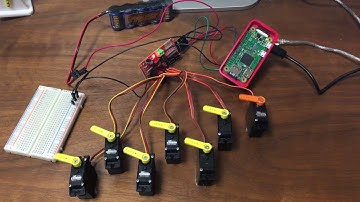 Raspberry Pi Zero WでPCA9685 16チャネルPWMサーボモータドライバを使ってみた（python）