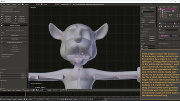 #1 Binding bones - Bento Blender Second Life.