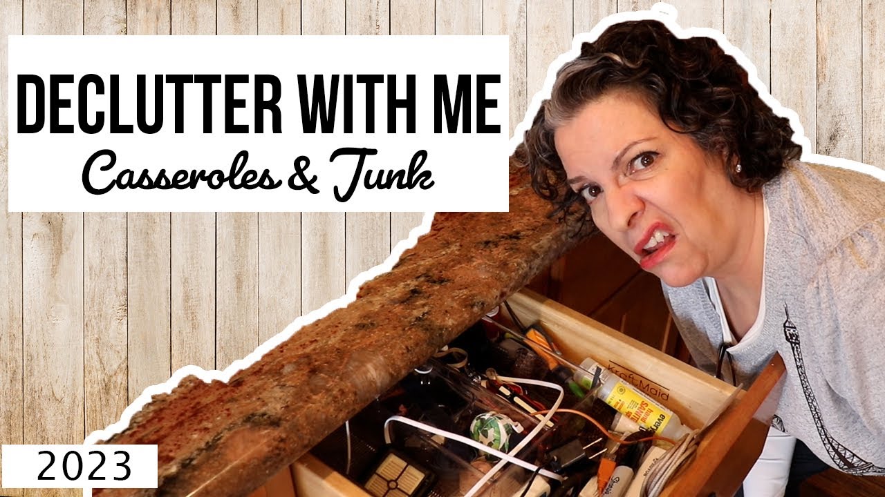 Declutter With Me || 2023 Edition || Casseroles and some Junk || - YouTube