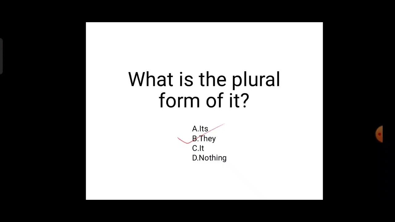 Plural Form Of It YouTube Plural Form Of It YouTube