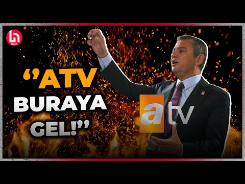 Özgür Özel ATV'yi böyle yerden yere vurdu!