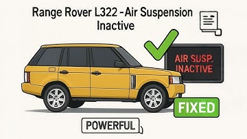 How to reset the air suspension inactive warning Range Rover L322 - Fixed !