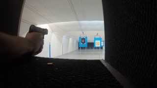 Shooting a .40 cal Taurus PT140 Millennium Pro at the range