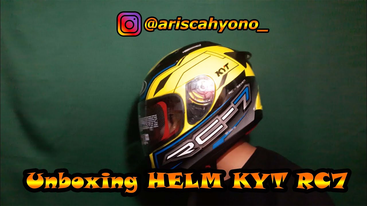 Unboxing Helm Kyt Rc7 Helm Full Face Murah Meriahhh Gan Youtube