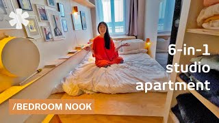 Is Paris’ best bedroom in a closet? 6in1 yoga apartment