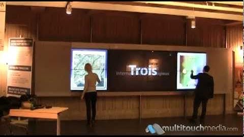 Multitouch Interactive videowall HEC