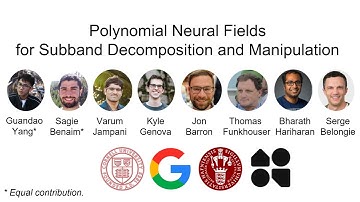NeurIPS 2022 - Polynomial Neural Fields for Subband Decomposition and Manipulation