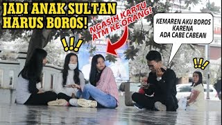 RESIKO PUNYA BAPAK SULTAN! TELPONAN SOMBONG DILOUDSPEAKER Ft. Lewane Tv! Prank Indonesia!